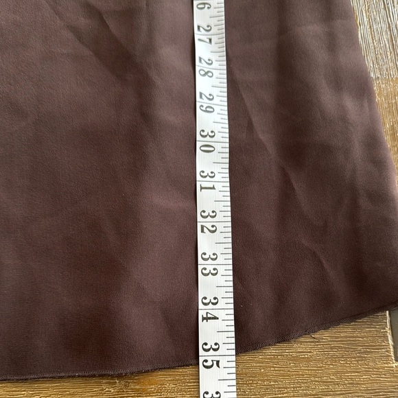 MICHAEL Michael Kors Silk Dress sleeveless Brown Dress Embellished Neckline XS - Picture 11 of 15
